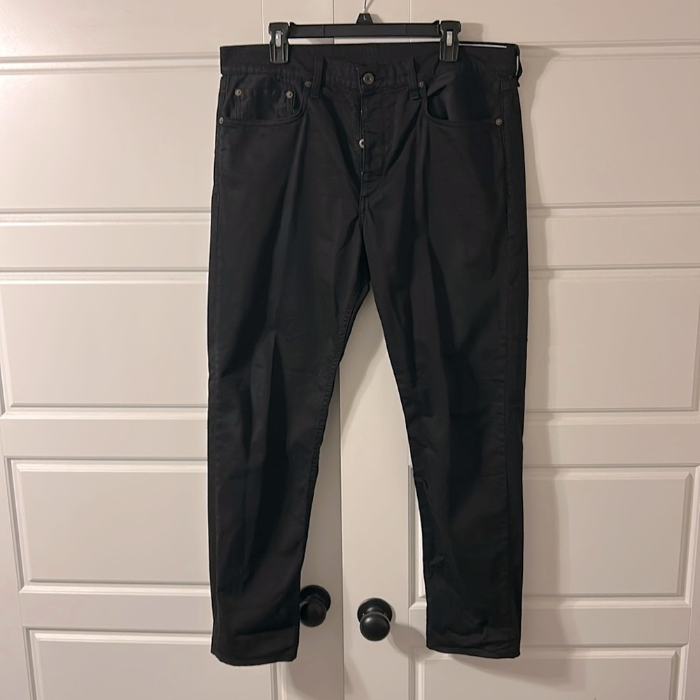 RAG & BONE Black Jeans. Slim Fit. Sz 36x30. Great condition!